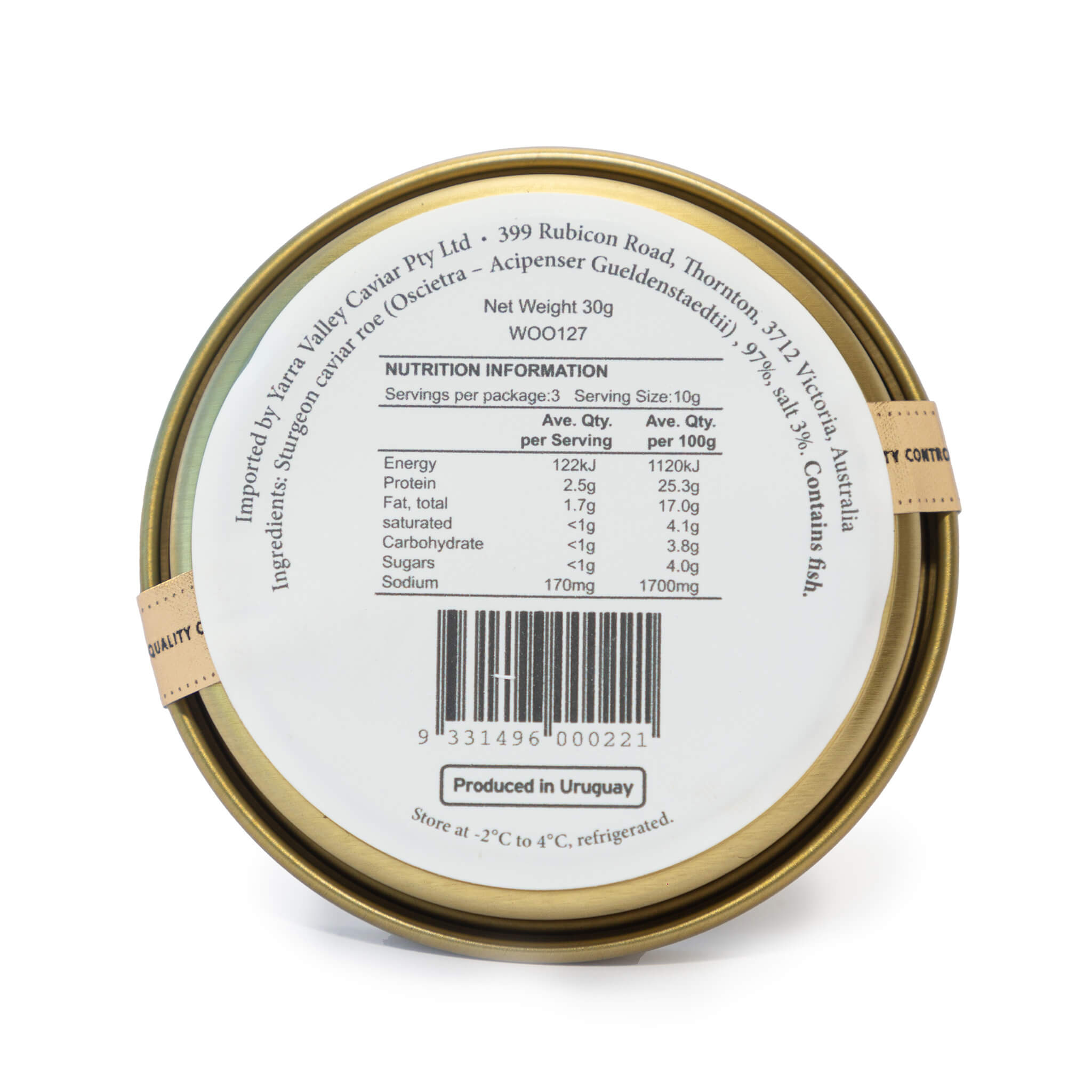Polanco Oscietra Caviar Grand Reserve