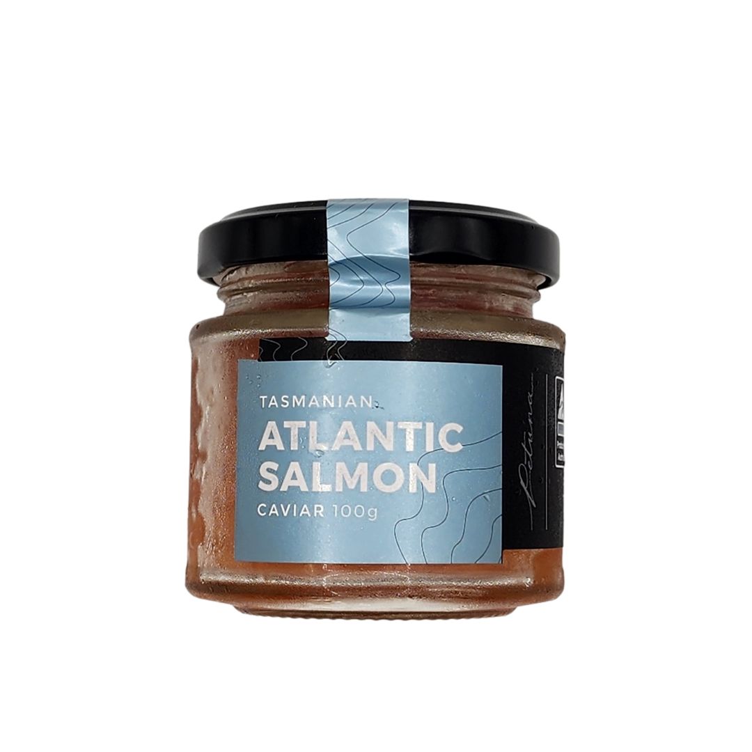 Petuna Atlantic Salmon Caviar 100g- Order online ar Steve Costi Seafood