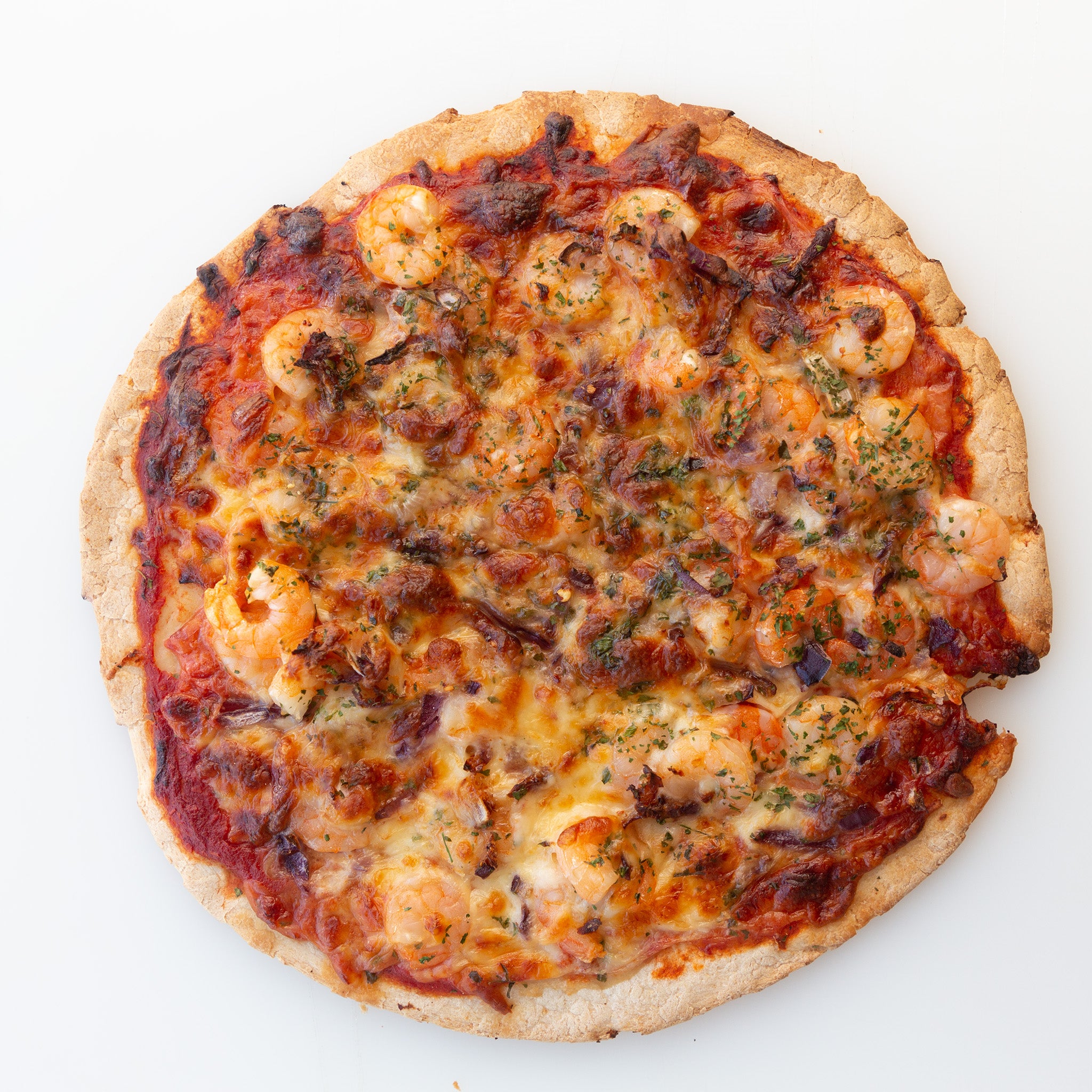 Frozen Prawn Pizza from Steve Costi Seafood