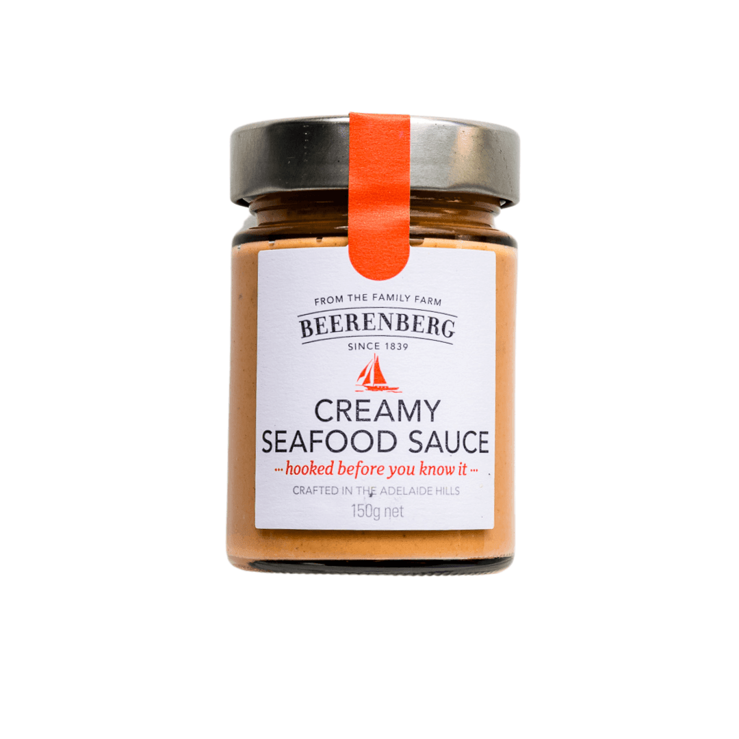 Creamy seafood sauce bottle