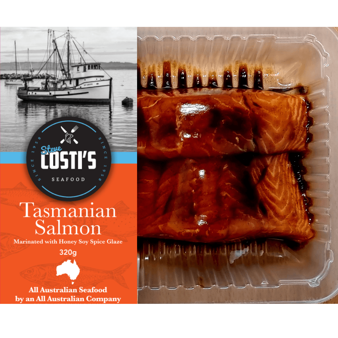 Tasmanian Salmon Honey Soy Spice Costi Seafood_